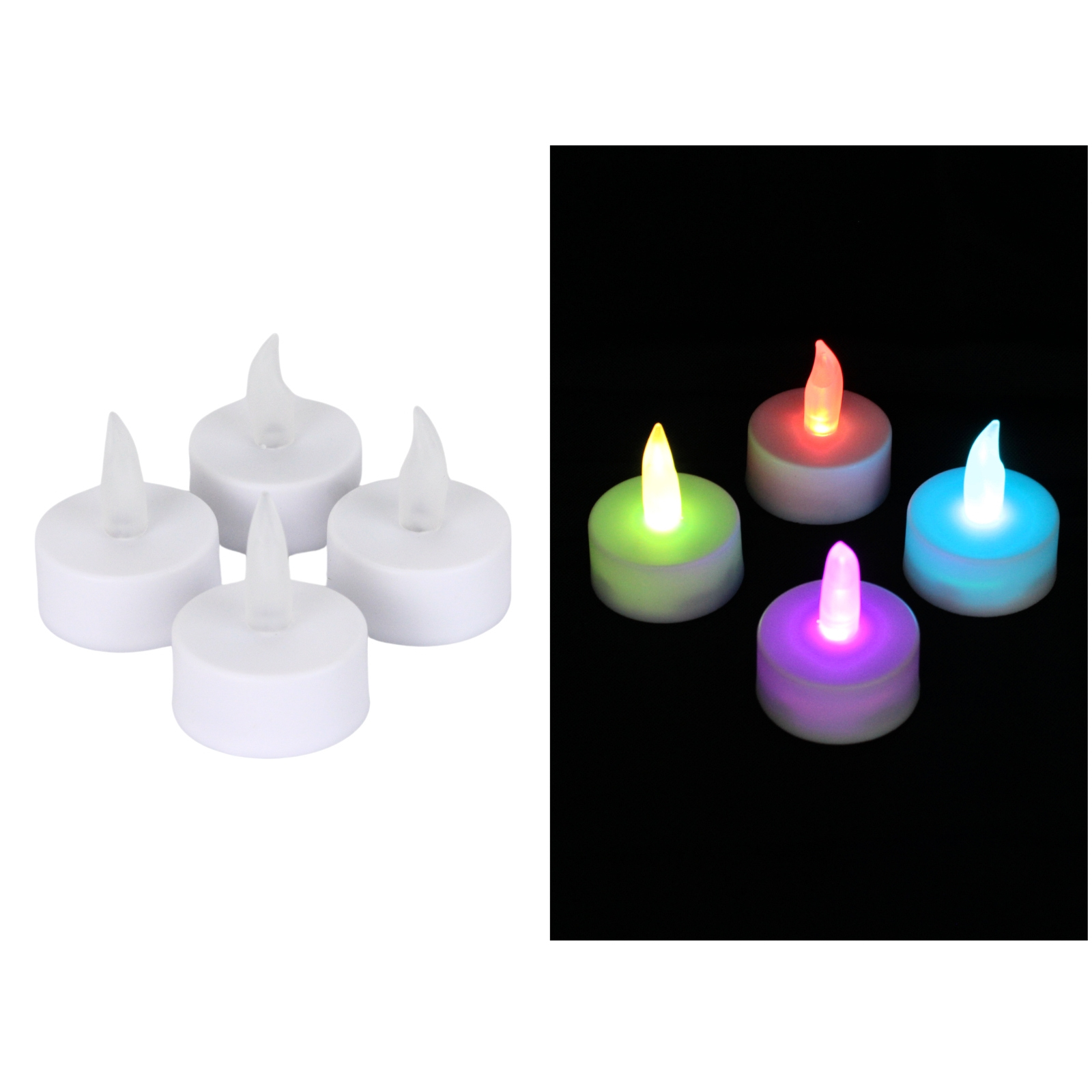 Colour Changing LED Tealight Candles (Pack of 4) 