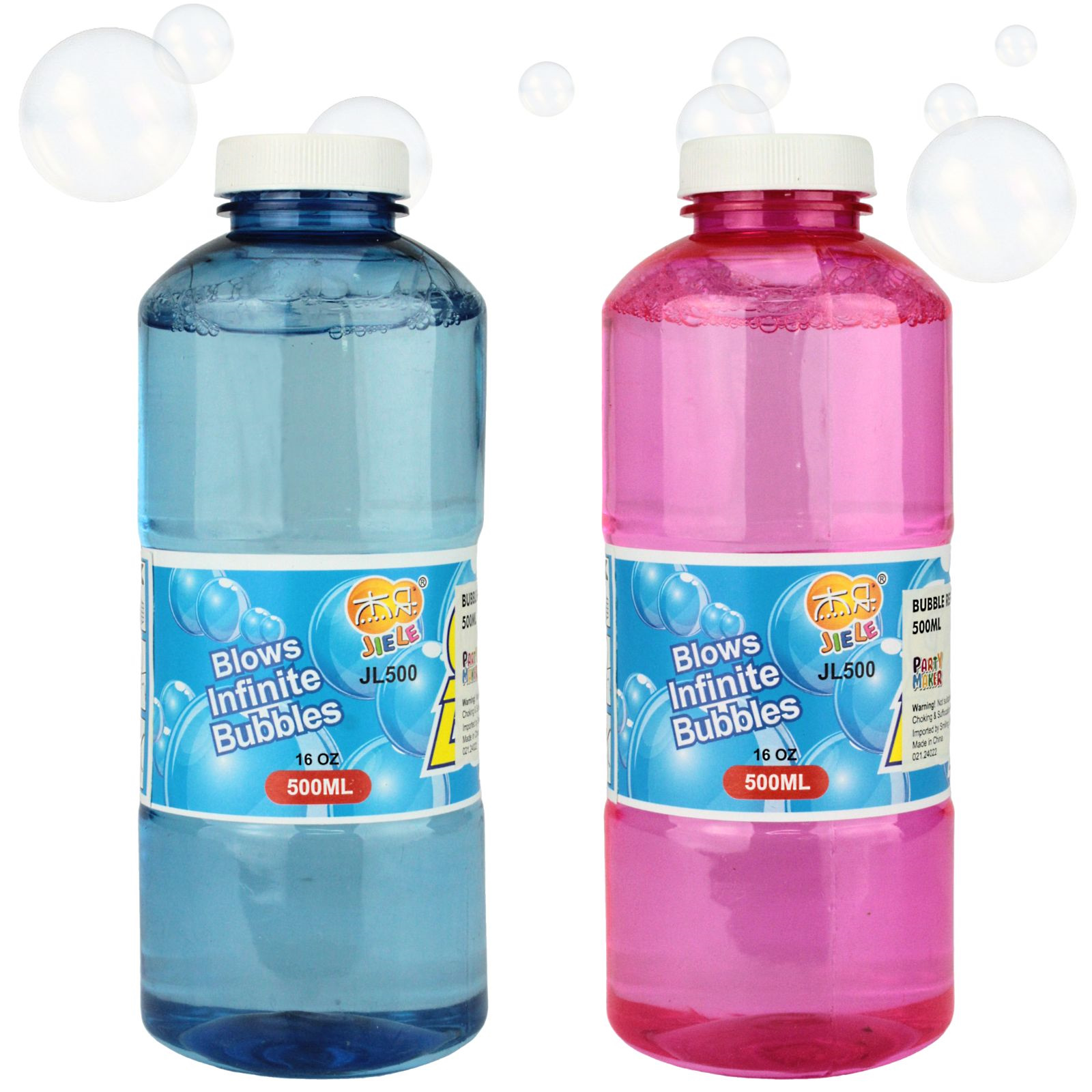 Bubble Liquid Refill 500ml Assorted