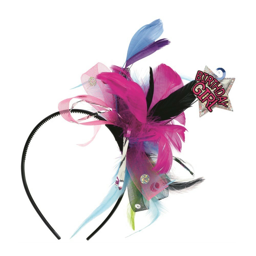 Birthday Girl Fancy Fascinator Headband