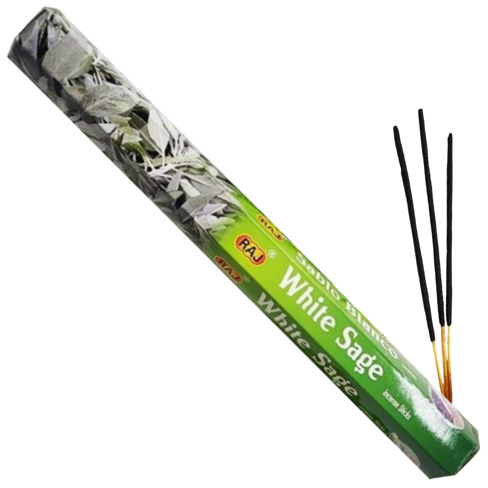 Raj White Sage Incense Sticks (Pack of 20)