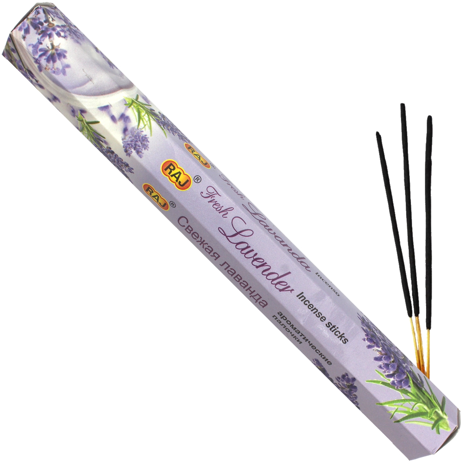 Raj Fresh Lavender Incense Sticks (Pack of 20) 