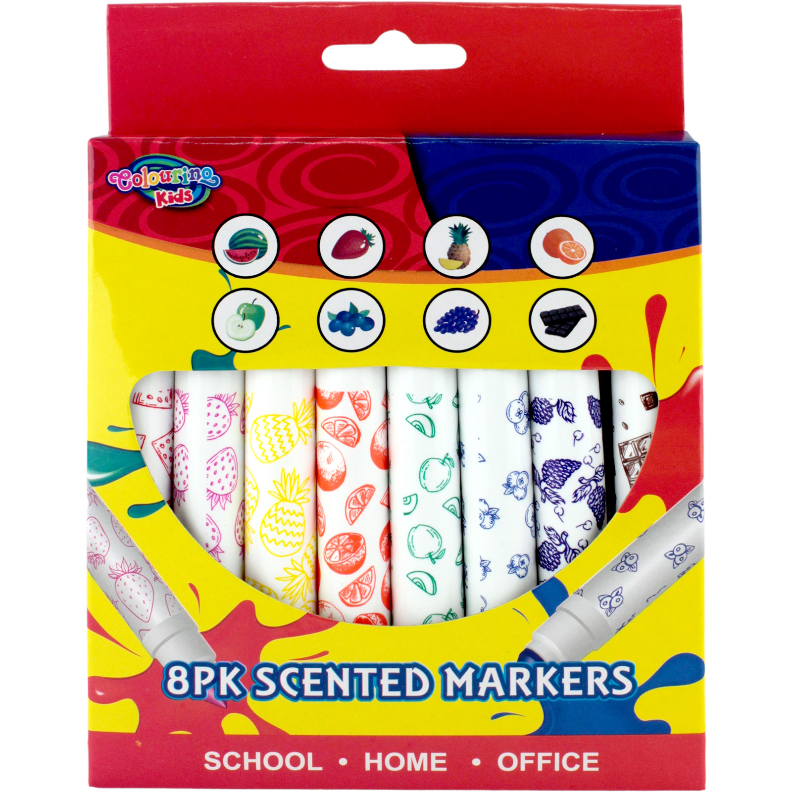 Fruit Scented Markers (Pack of 8) 
