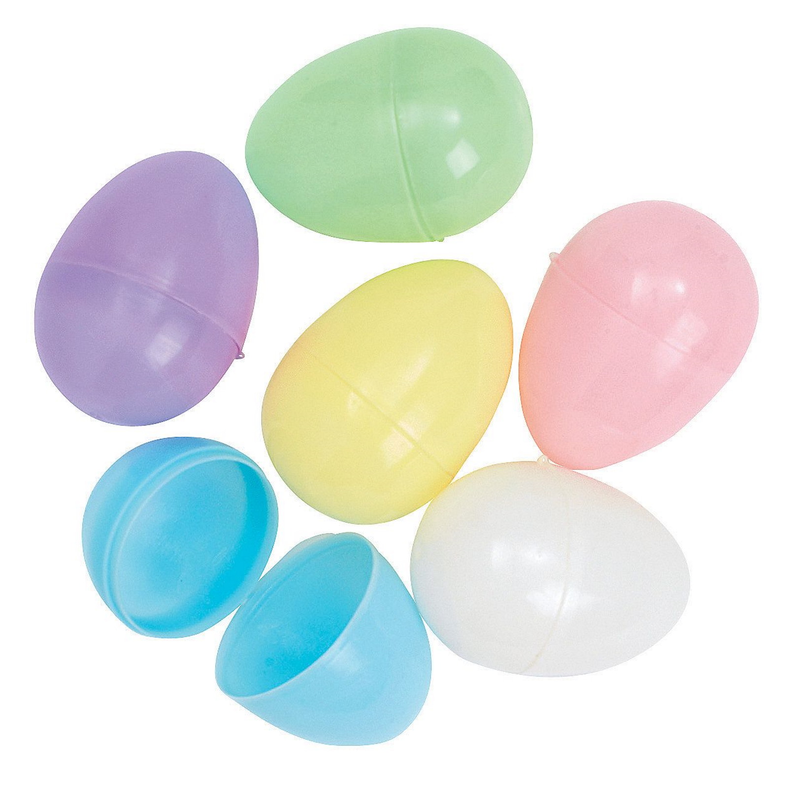 Fillable Plastic Easter Eggs (Pack of 10)