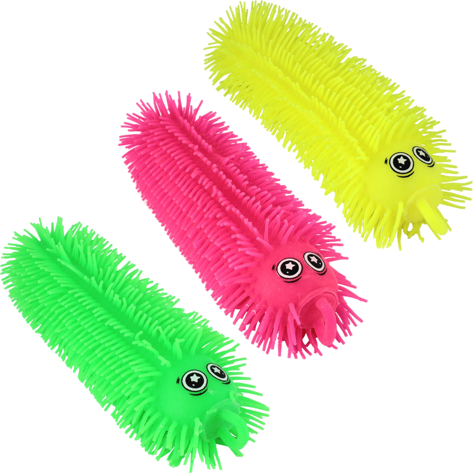 Large Squishy Stretchy Caterpillar Toy Assorted