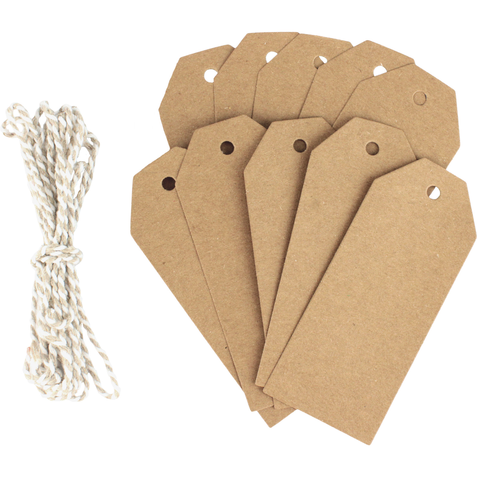 Brown Kraft Paper Gift Tags (Pack of 10)