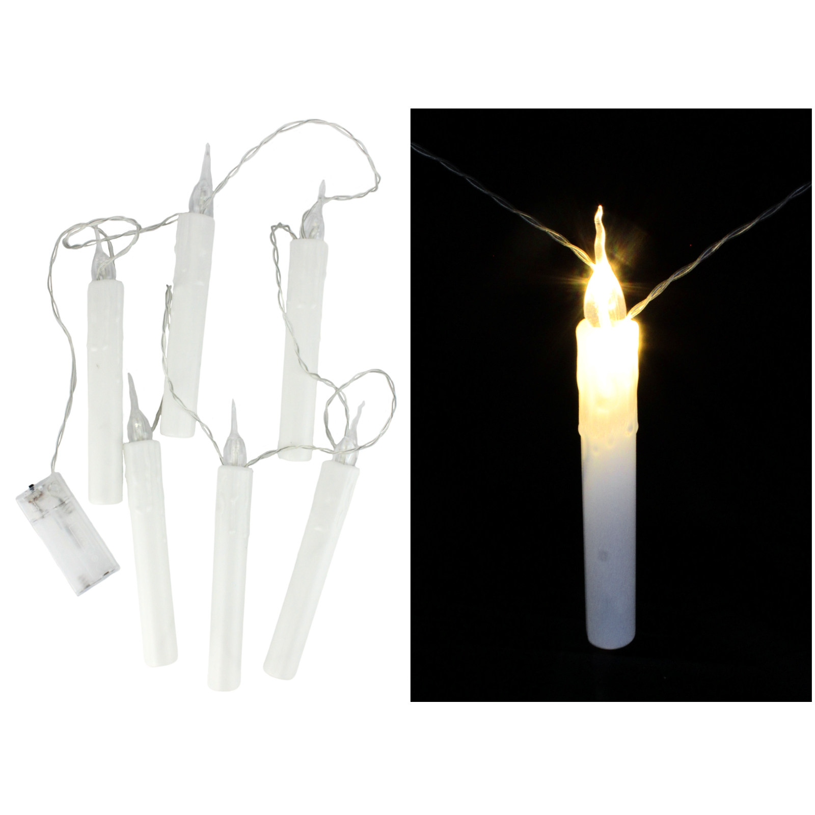 Halloween Floating Candles LED String Lights 1.2m