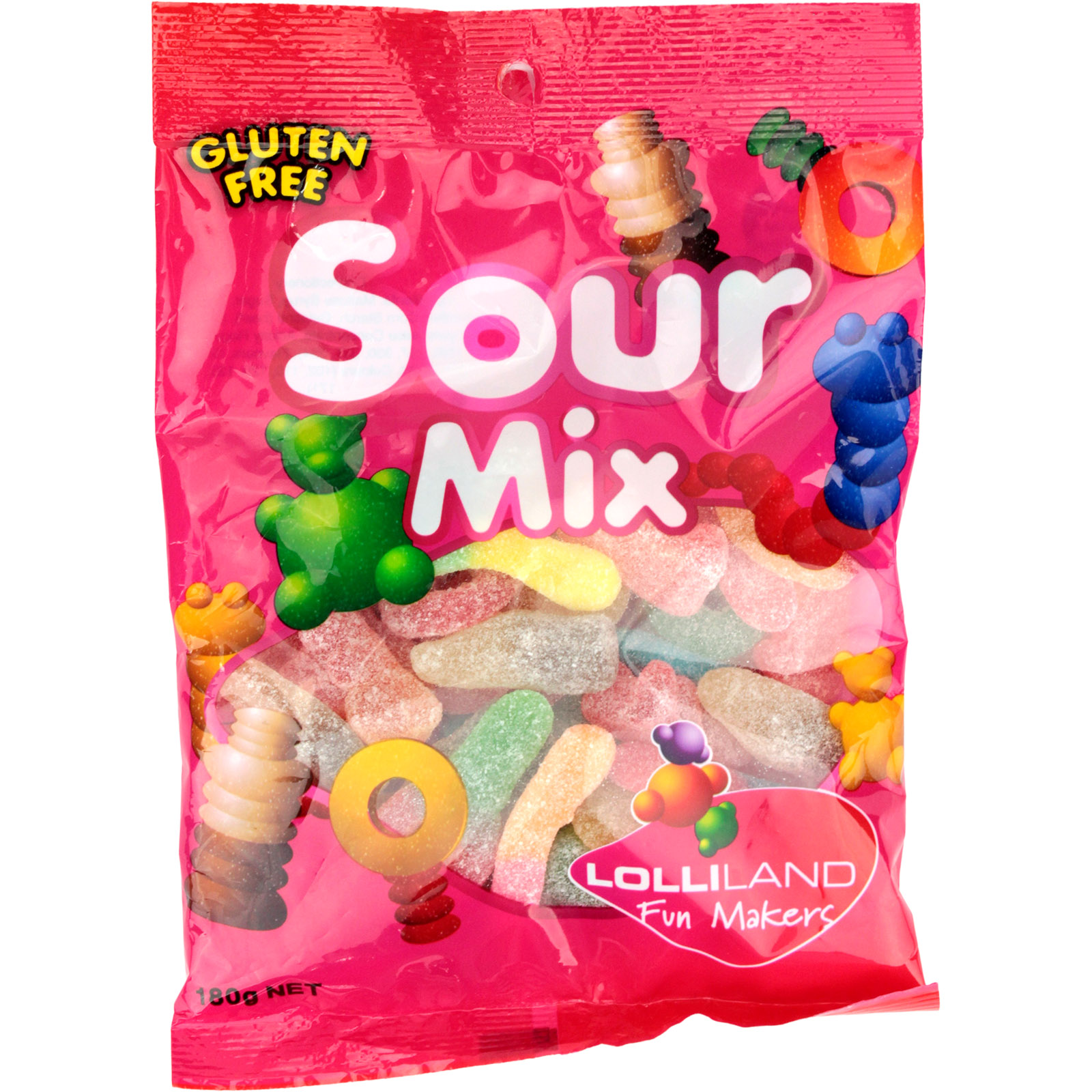 Sour Mix Lollies (180g)