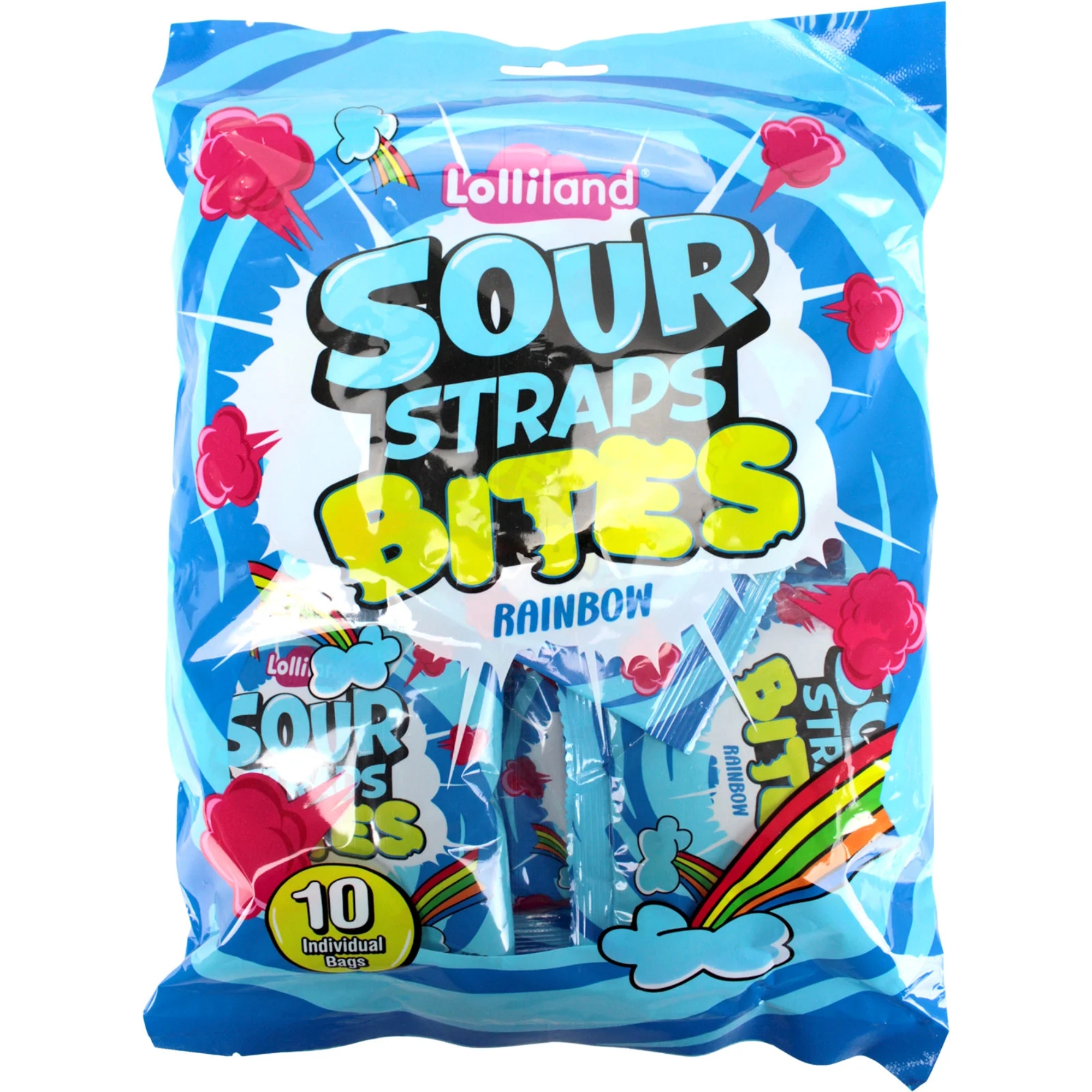 Rainbow Sour Strap Bites (Pack of 10)  