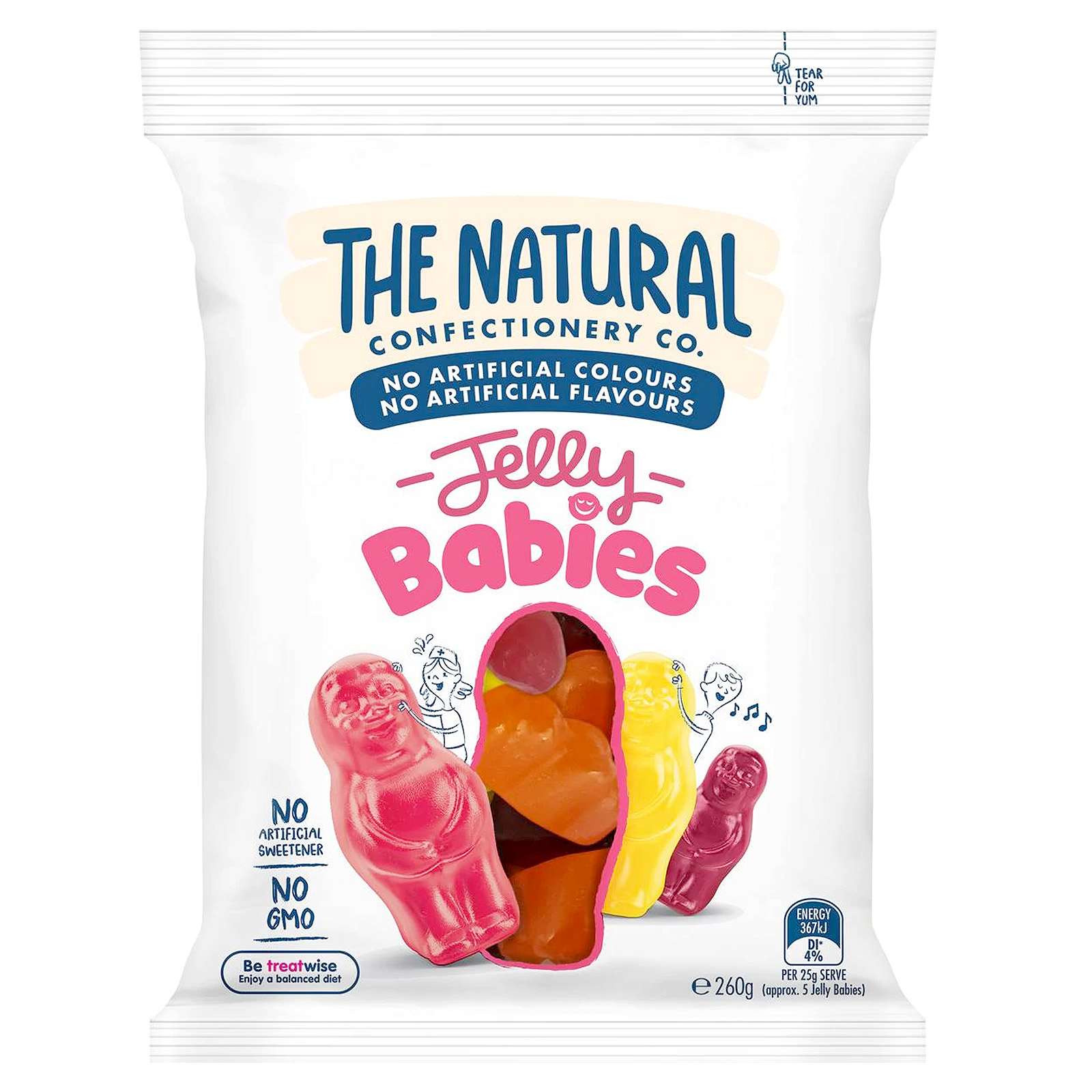 The Natural Confectionery Co. Jelly Babies (260g)
