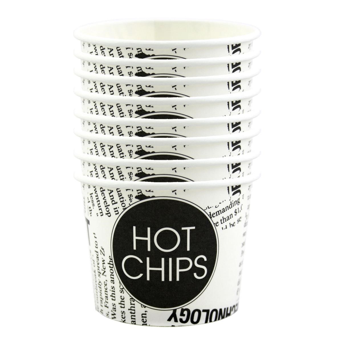 Hot Chip Cups (Pack of 8)