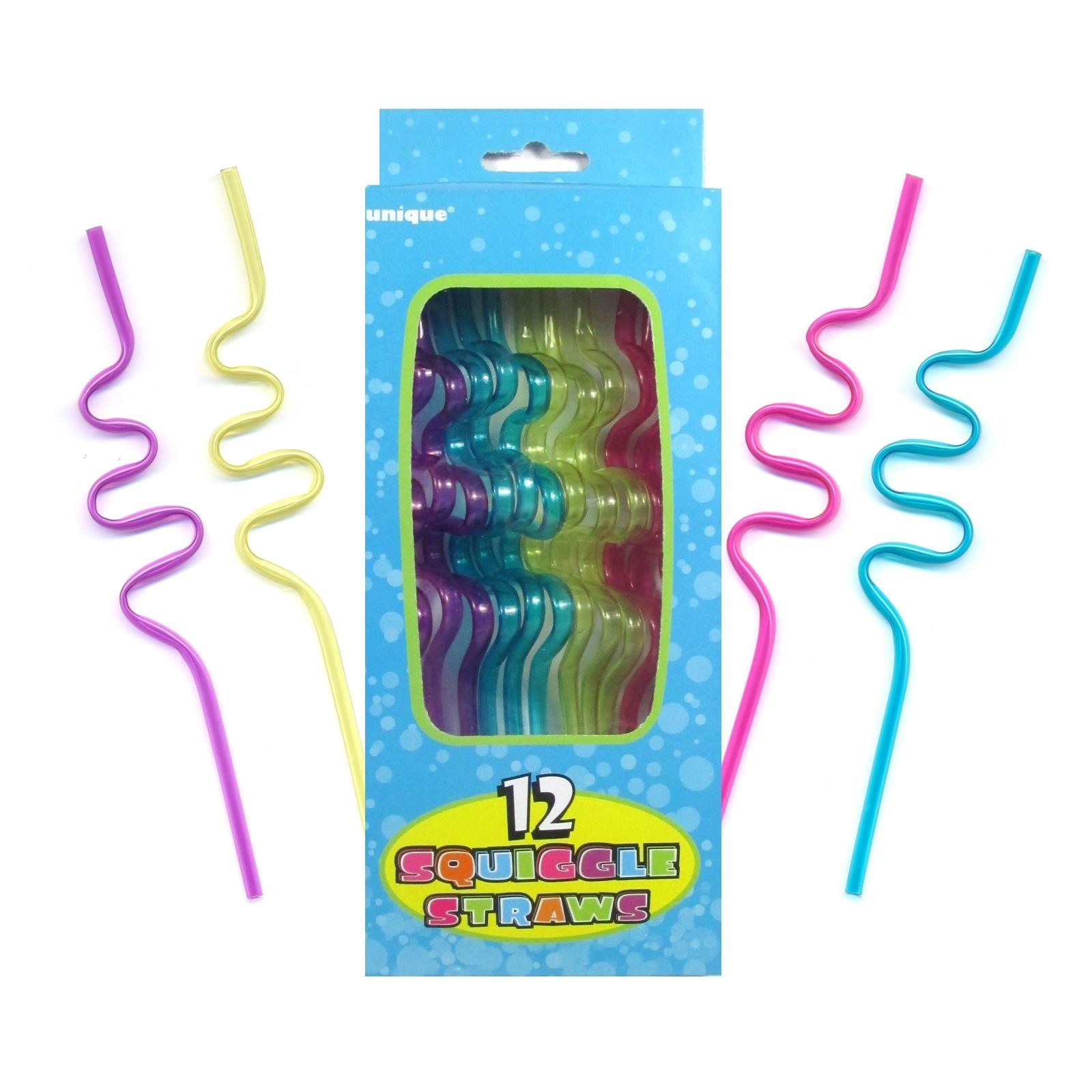 Squiggle Straws (Pack of 12)