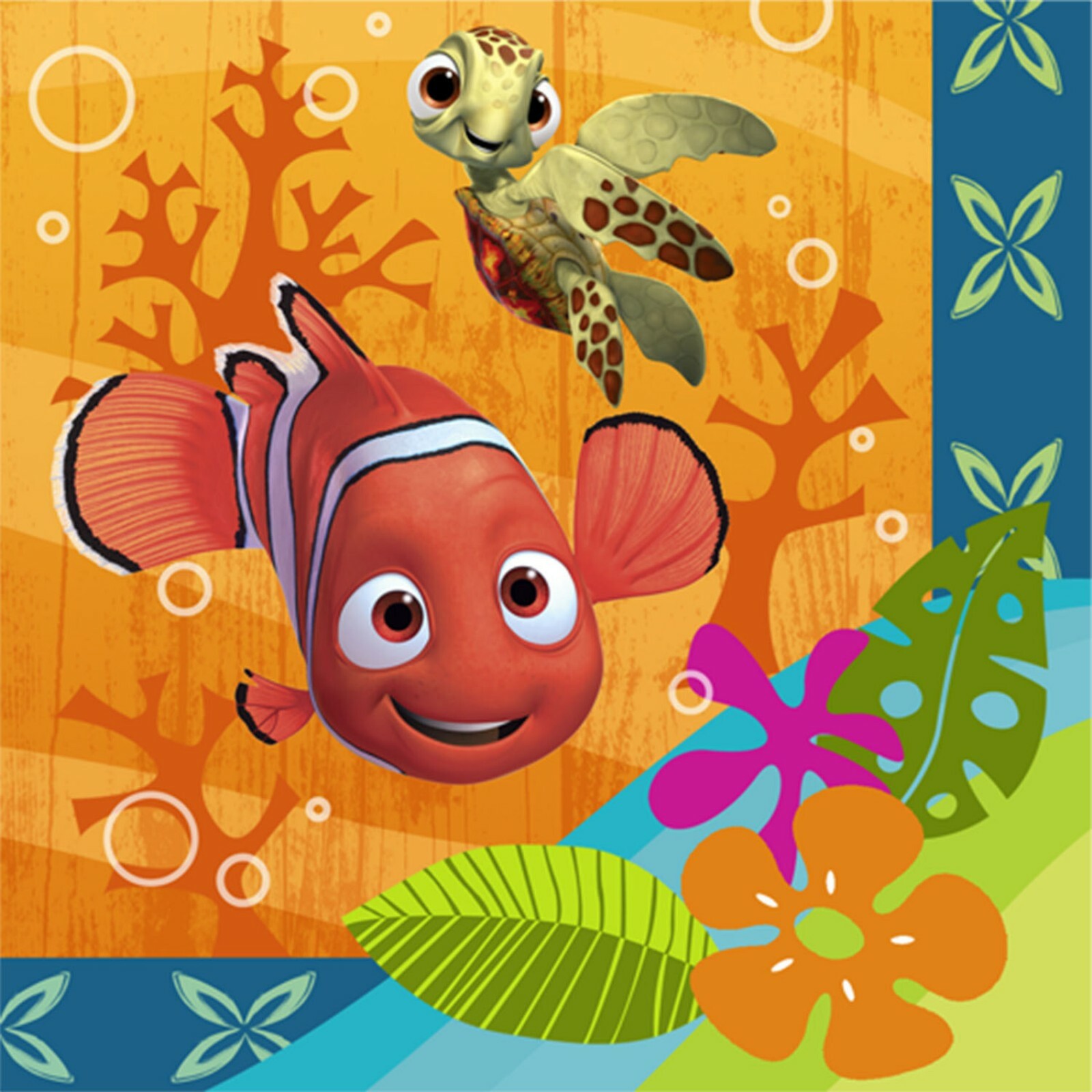 Finding Nemo Small Napkins / Serviettes (Pack of 16)