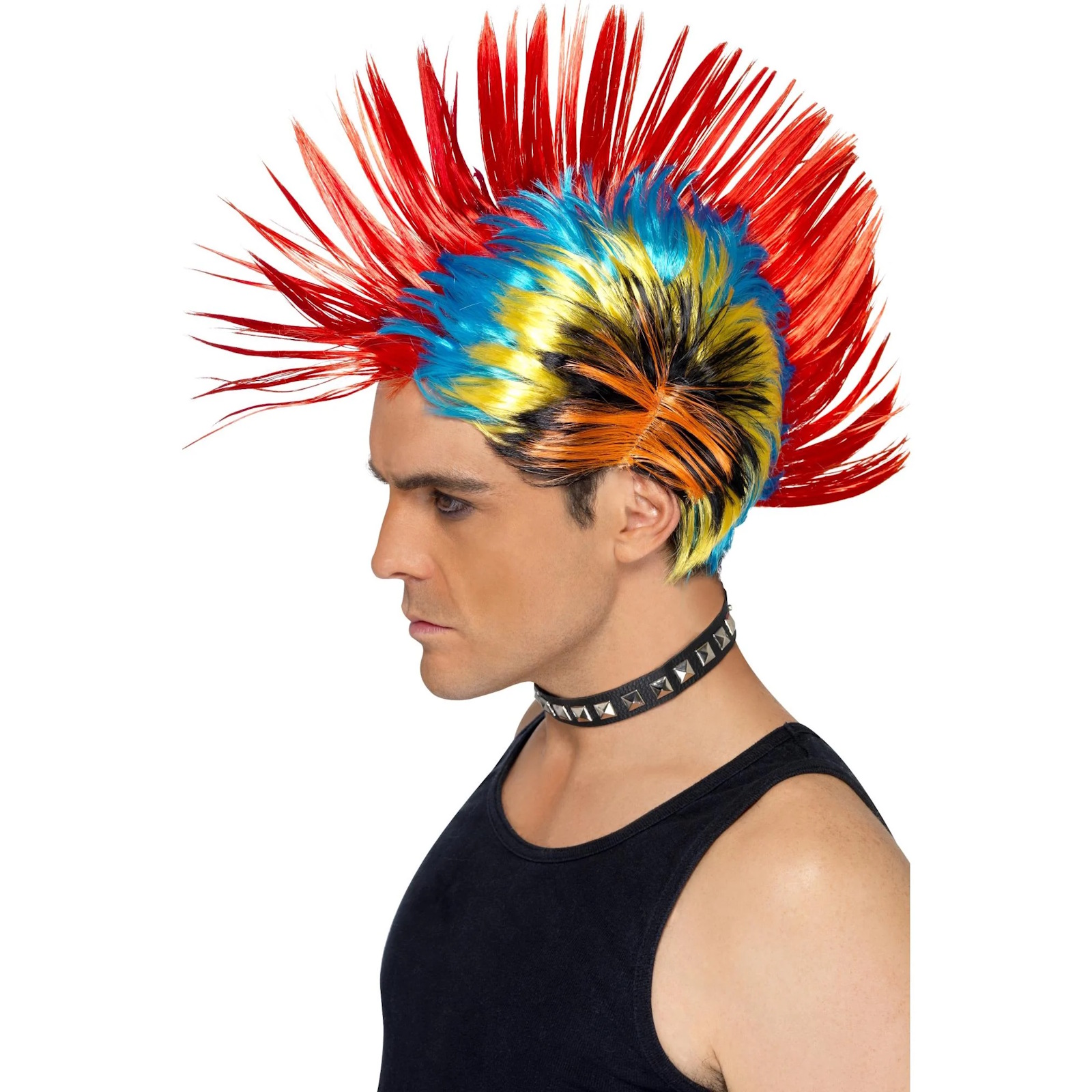 Men's 80s Street Punk Mohawk Wig
