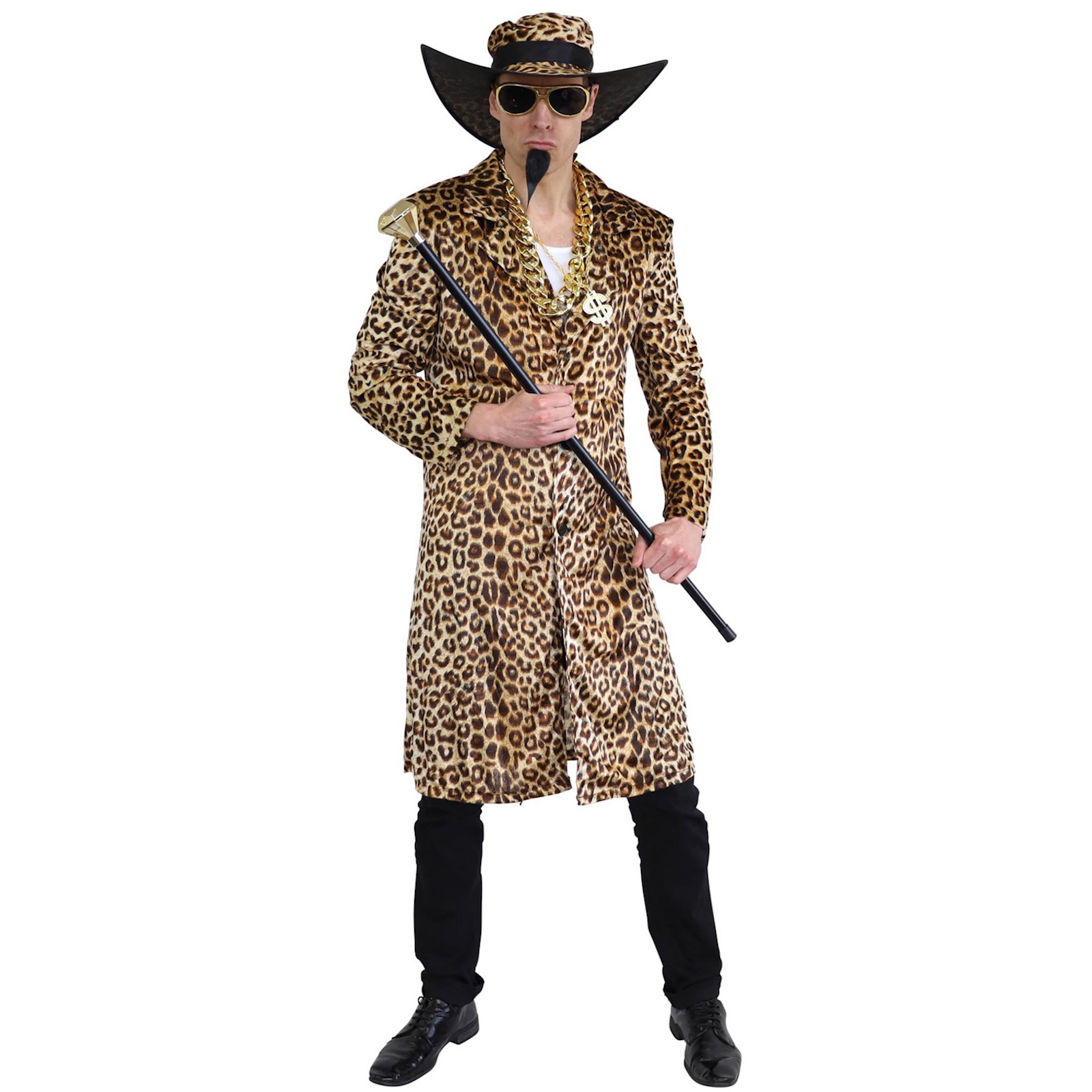Funky Leopard Pimp Men's Costume