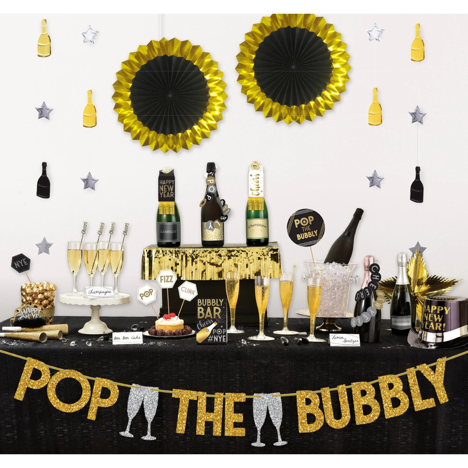 Happy New Year Deluxe Buffet Decorating Kit