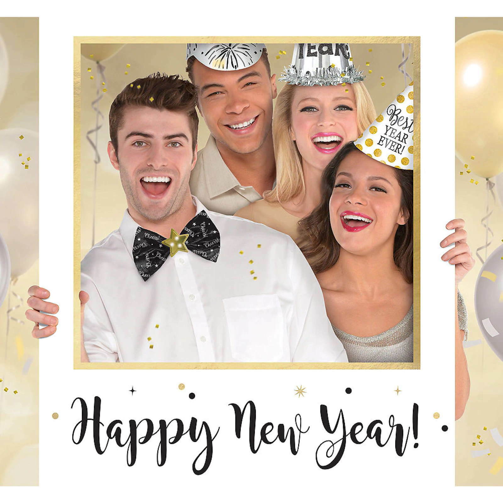Happy New Year Giant Photo Frame Prop
