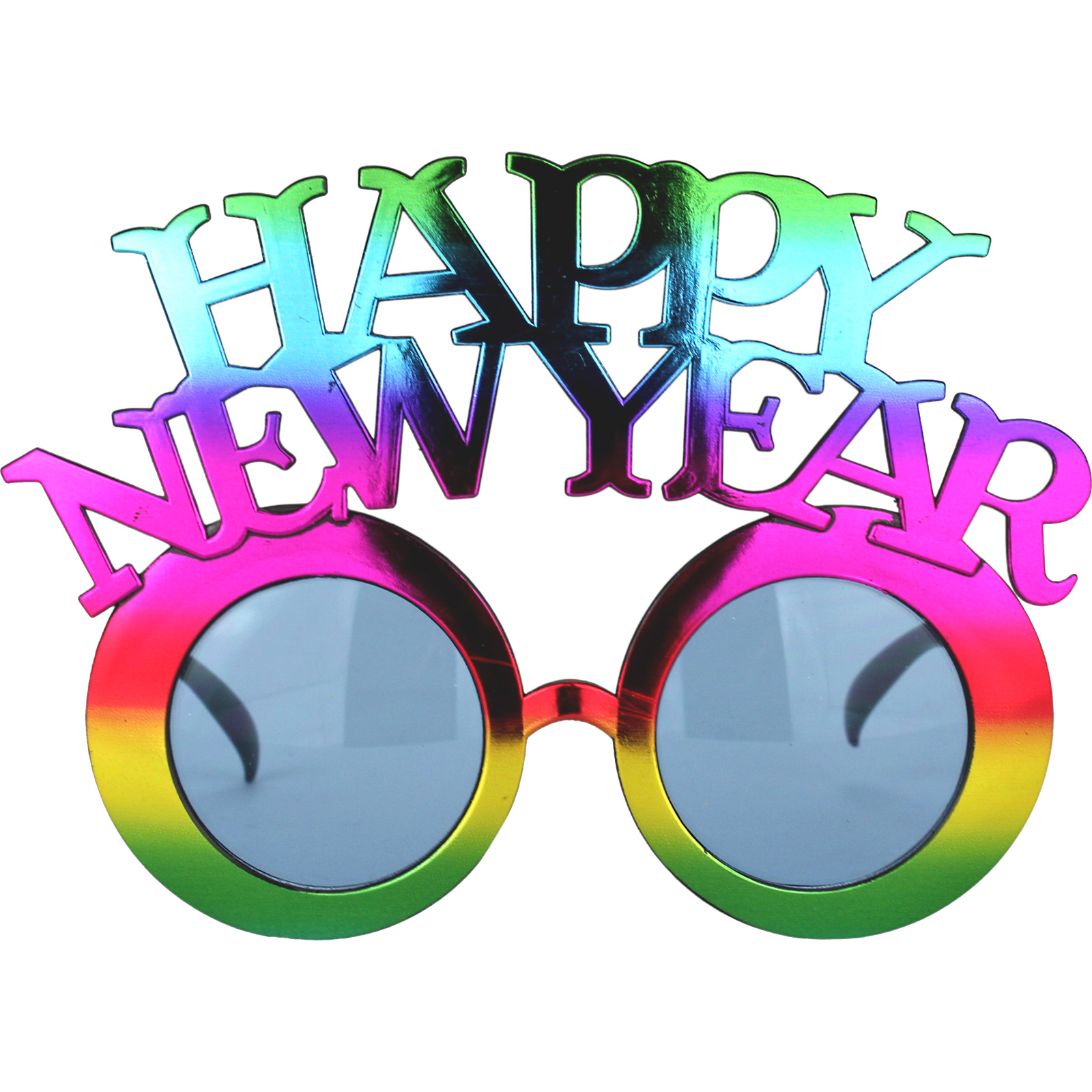 Happy New Year Rainbow Party Glasses