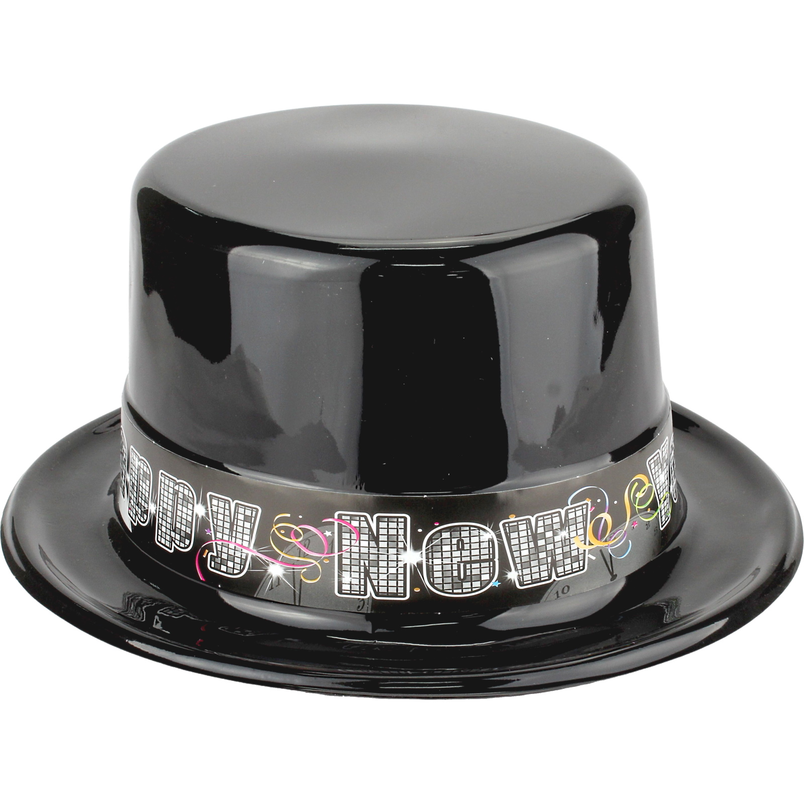 New Year Countdown Plastic Top Hat