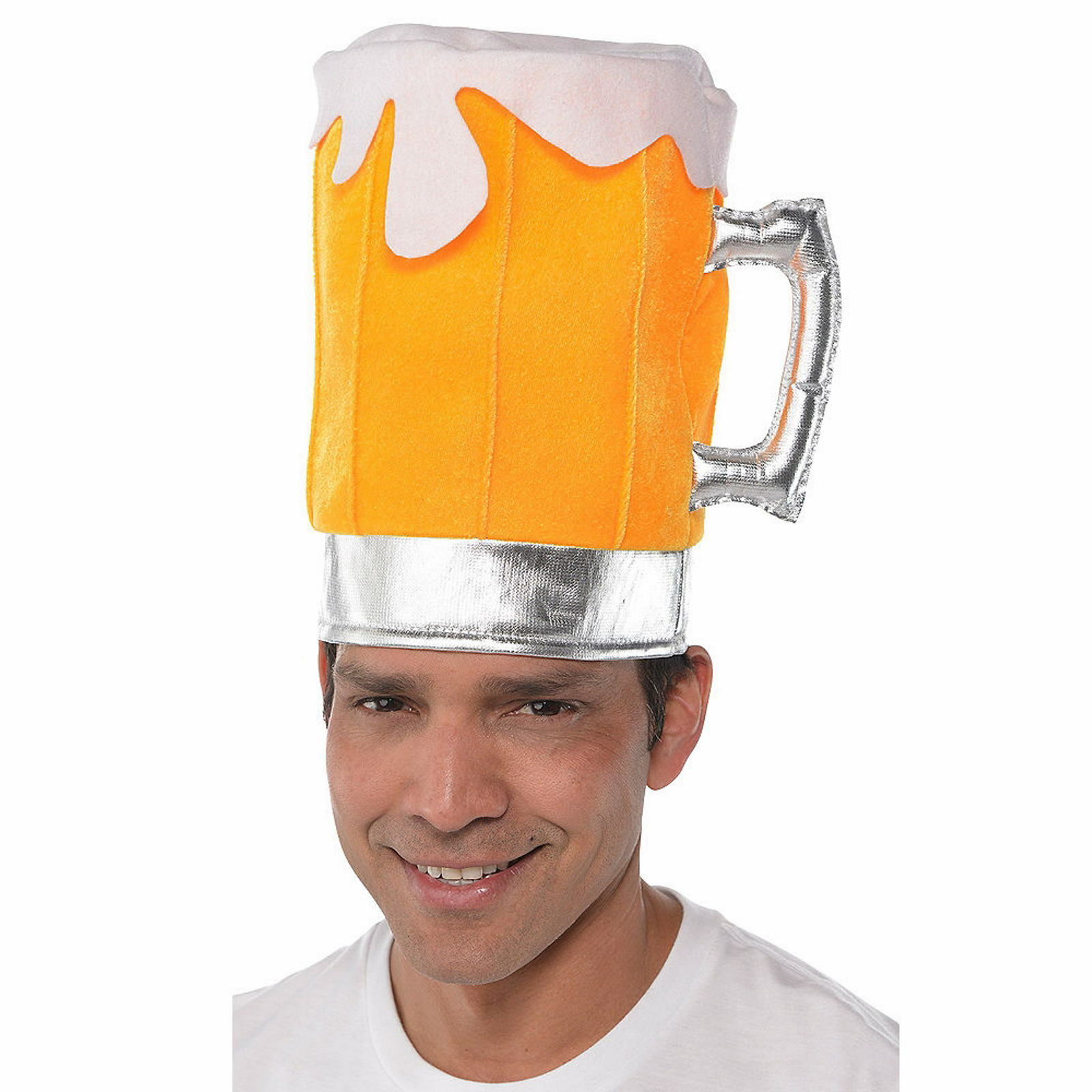 Plush Adult Beer Mug Hat