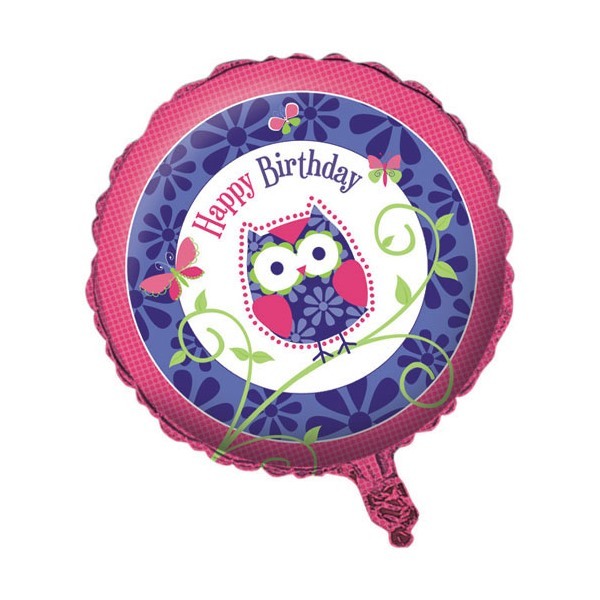 Owl Pal Helium Balloon