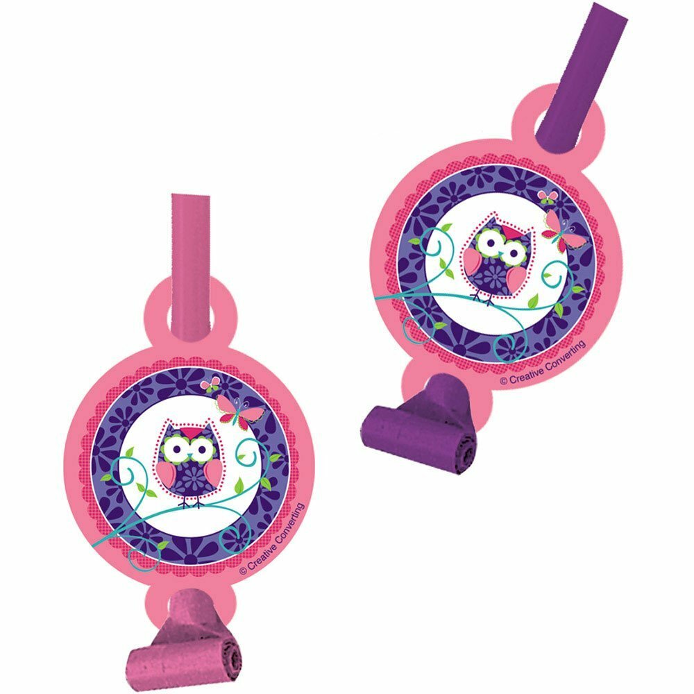 Owl Pal Party Blowers (Pack of 8)