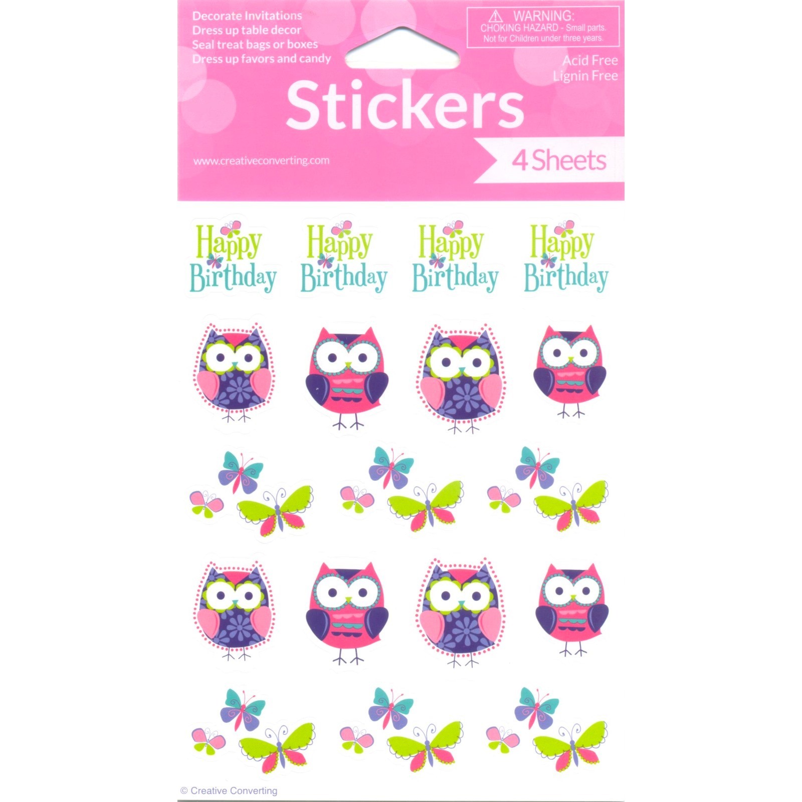 Owl Pal Stickers (4 Sheets)