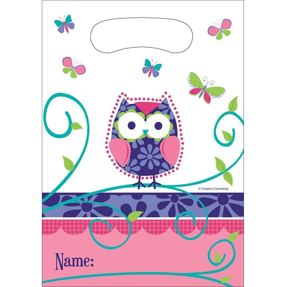 Owl Pal Lolly/Treat Bags (Pack of 8)