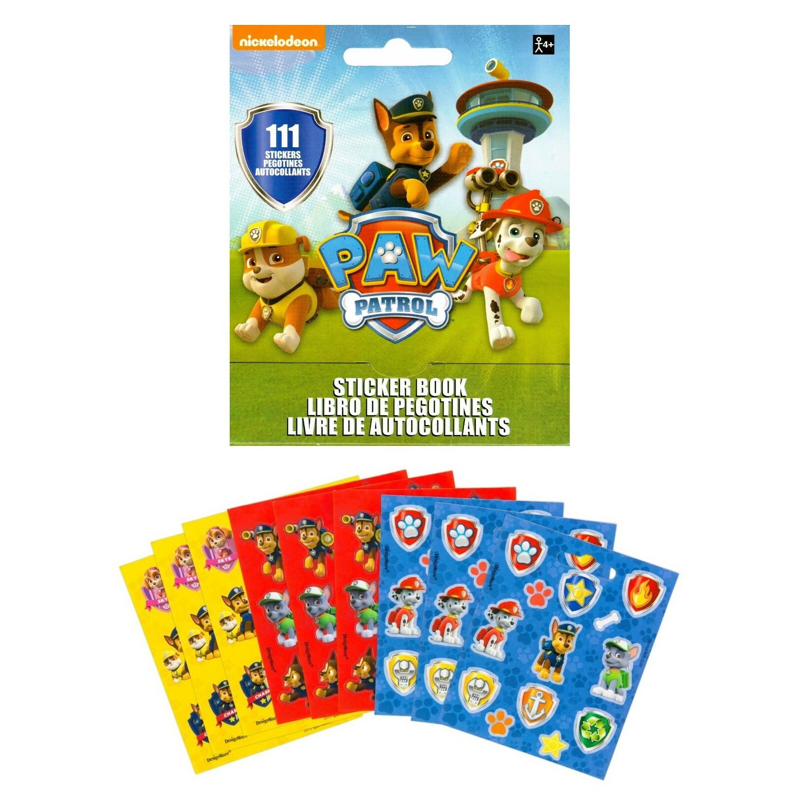 Paw Patrol Sticker Book (9 Sheets)