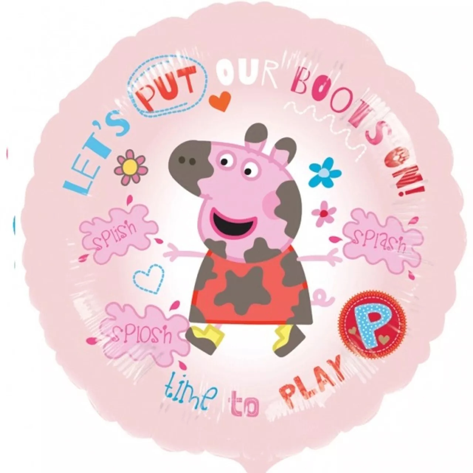 Peppa Pig Let's Put Our Boots On 45cm Foil Balloon