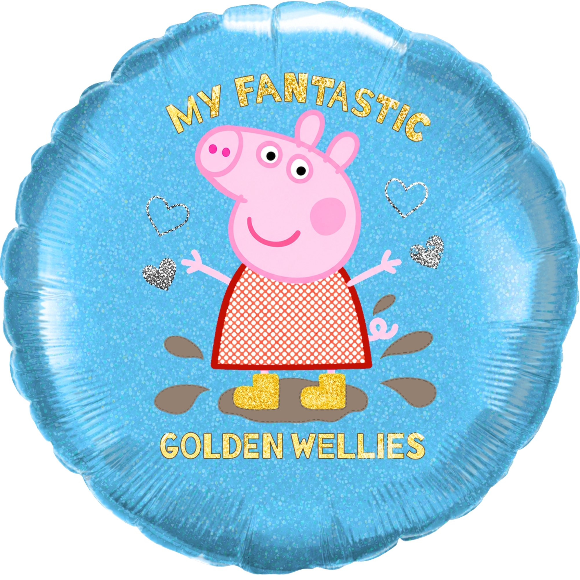 Peppa Pig My Fantastic Golden Wellies Foil Balloon