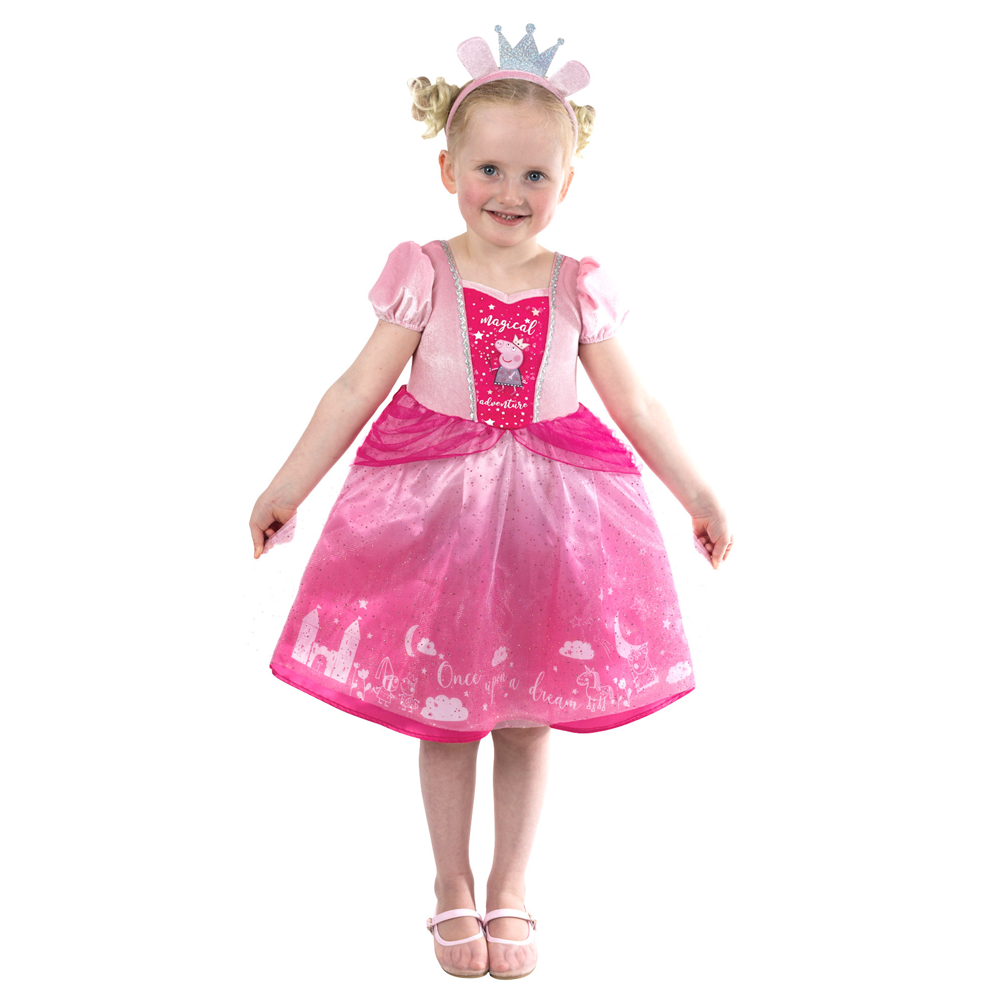 Girls Peppa Pig Princess Costume