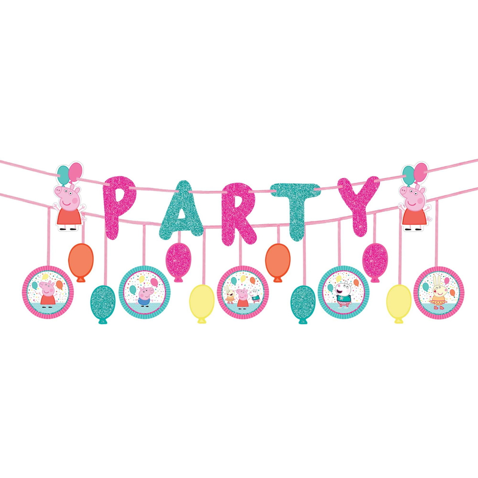 Peppa Pig Glitter Banner Kit