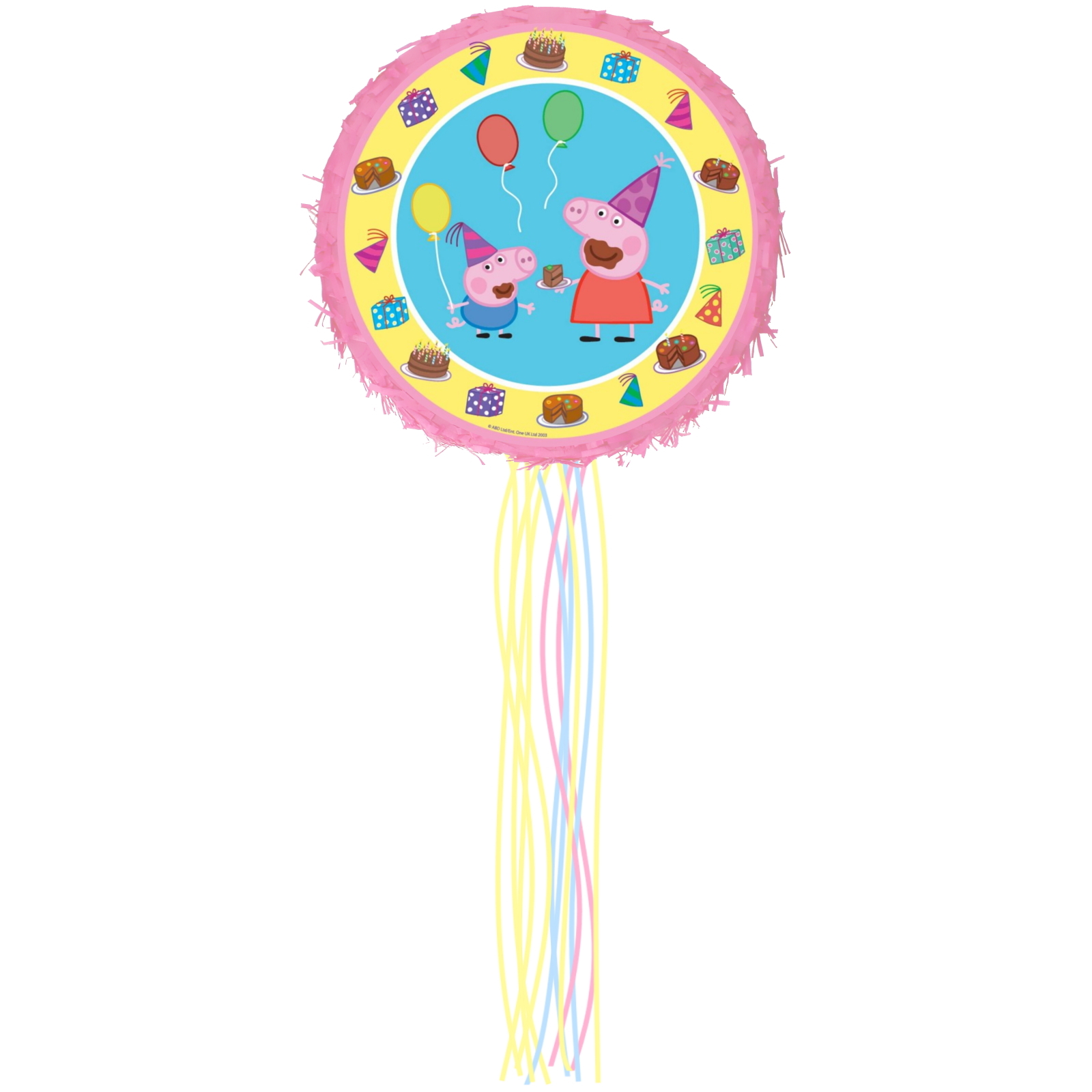 Peppa Pig and George Pull String Pinata