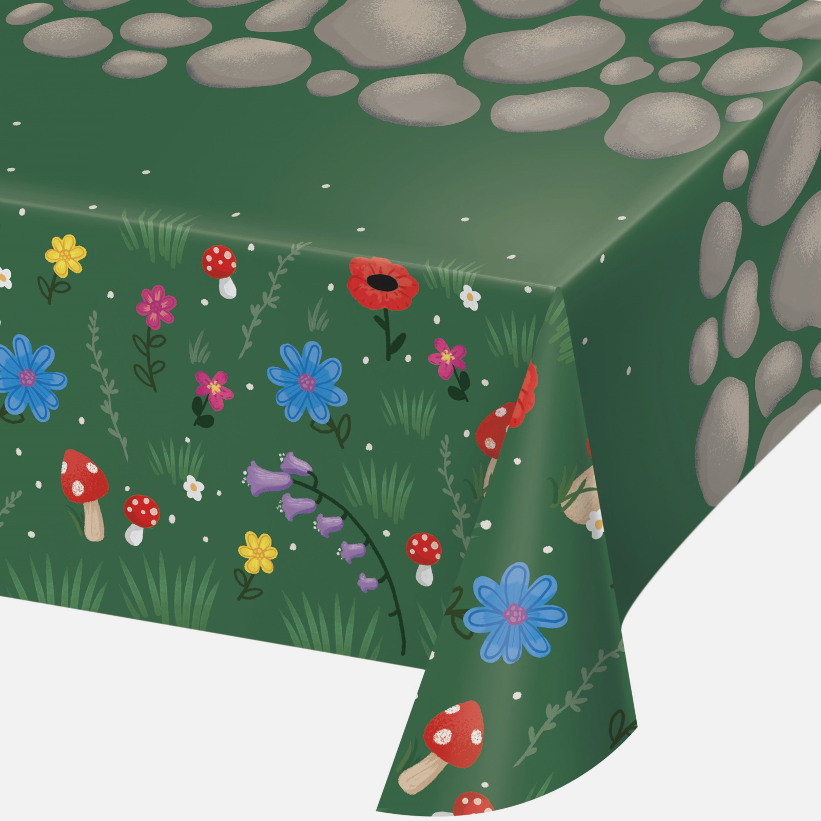 Party Gnomes Paper Tablecloth