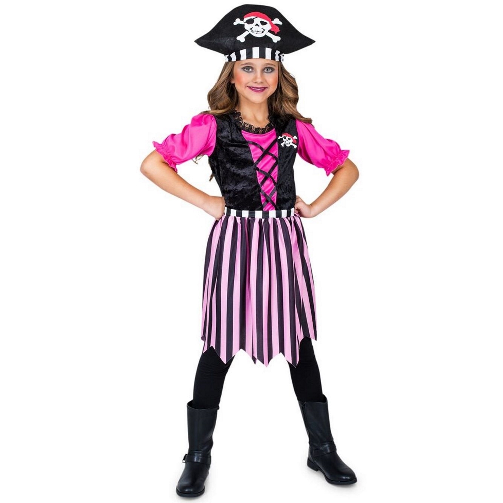 High Seas Pirate Girl Childs Costume Medium