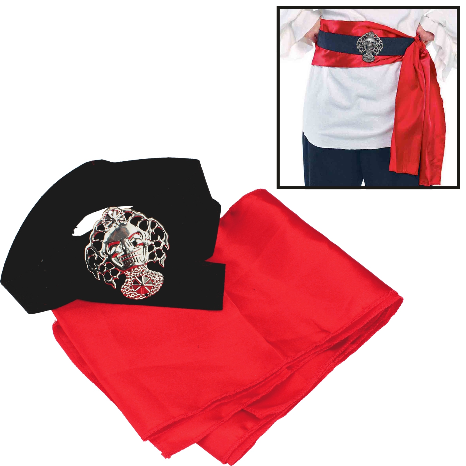 Adult Pirate Belt & Sash Set