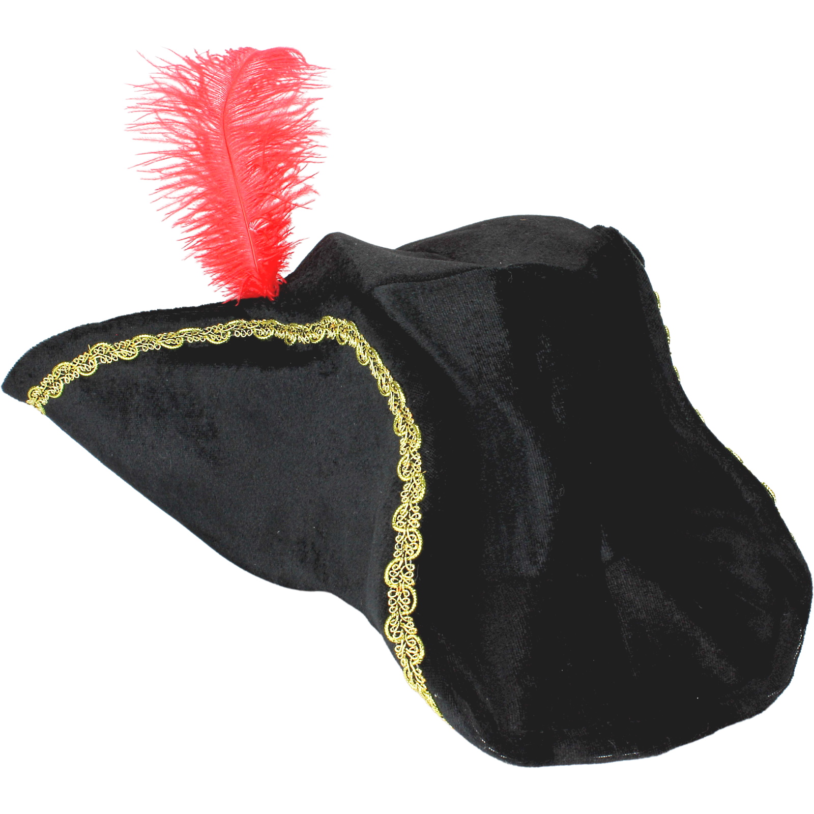 Buccaneer Red Feather Hat