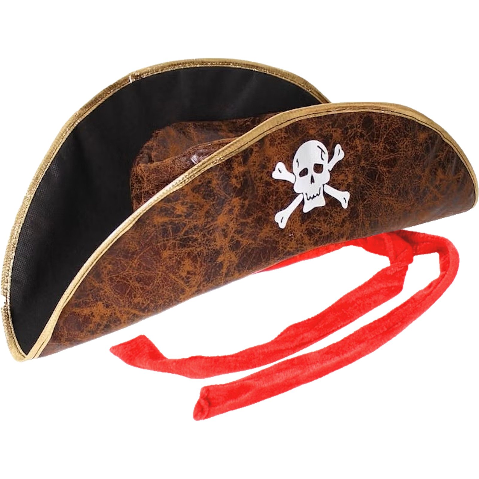 Brown Deluxe Pirate Hat 