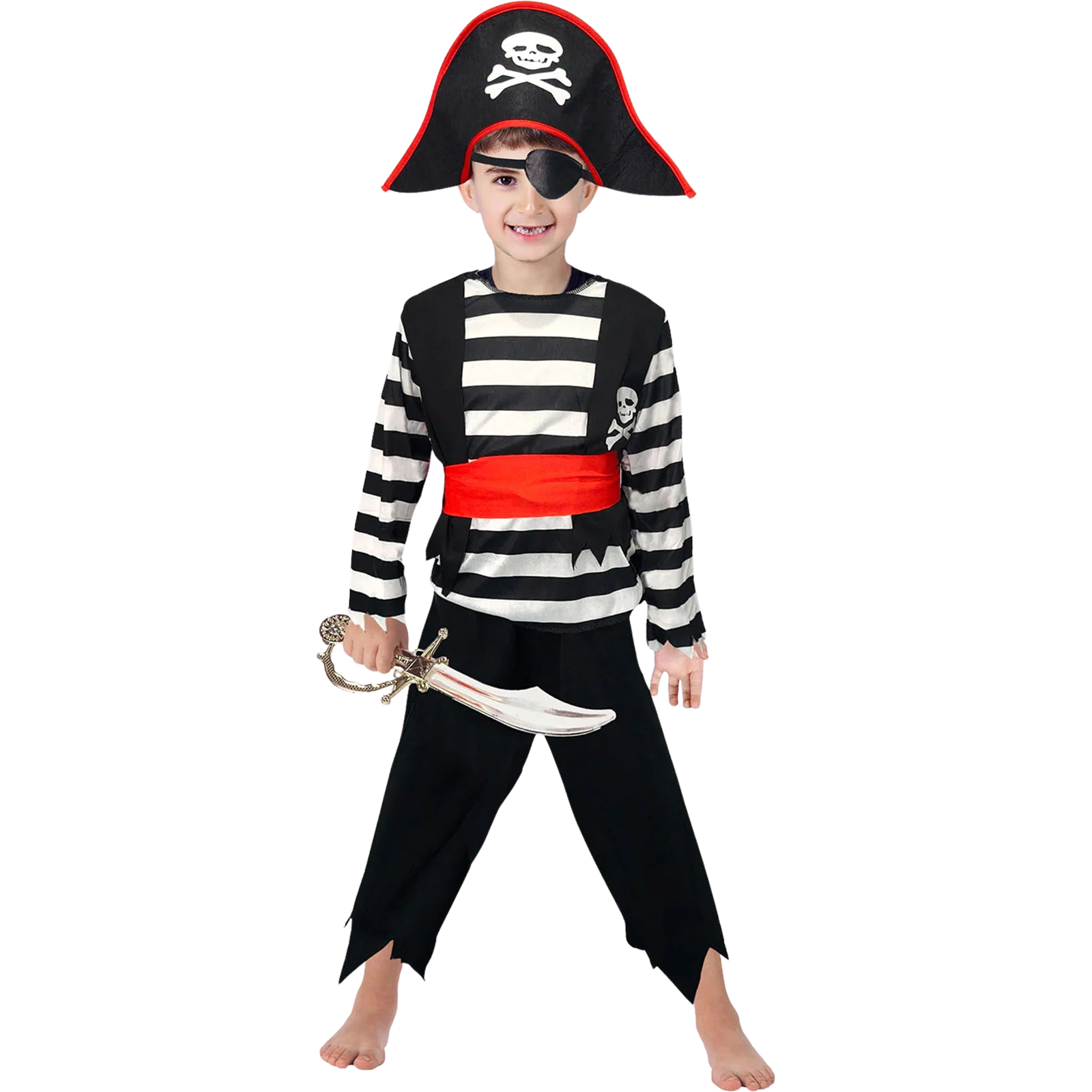 Pirate Mate Boys Costume 6-9 Years