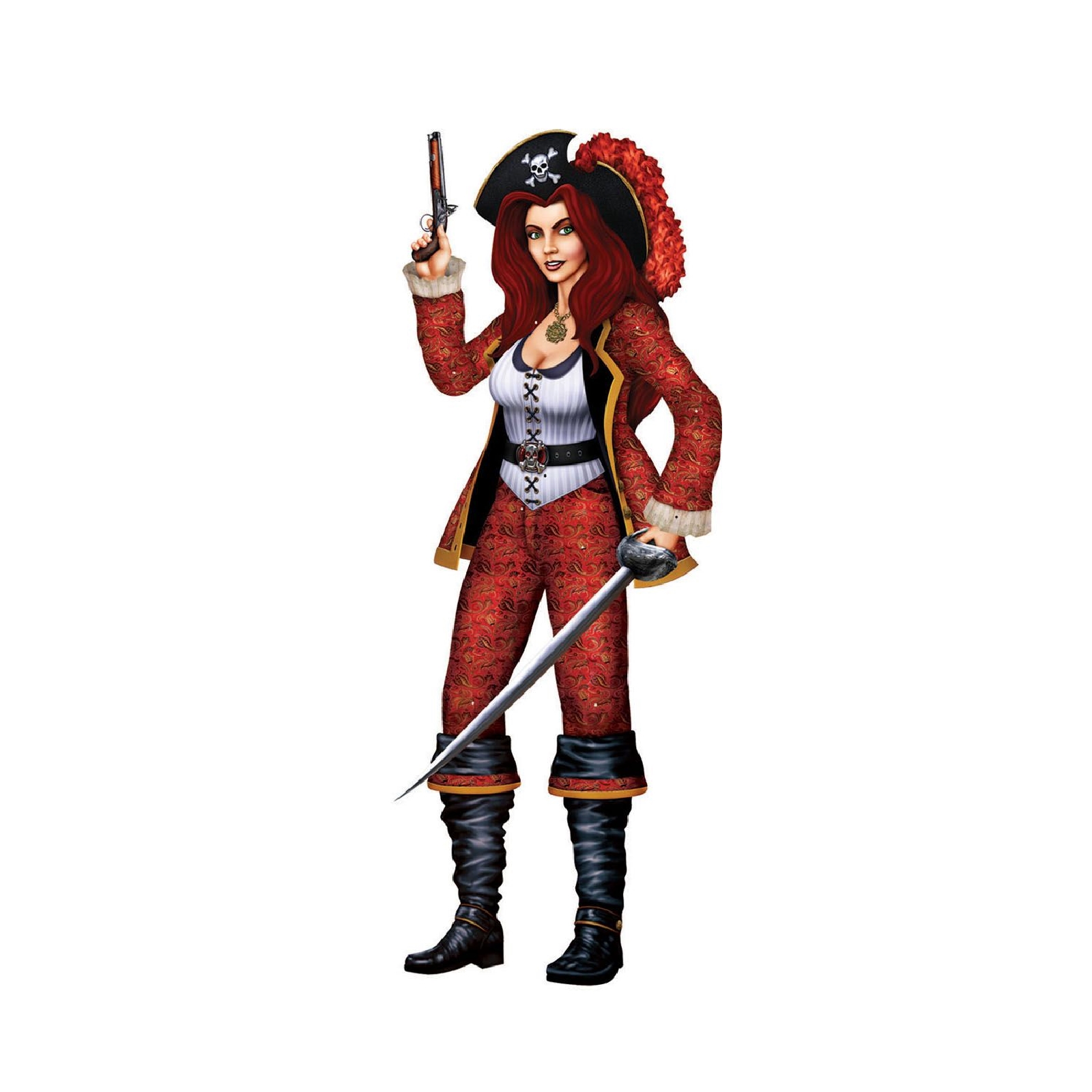 Bonny Buccaneer Jointed Cutout Wall Decoration