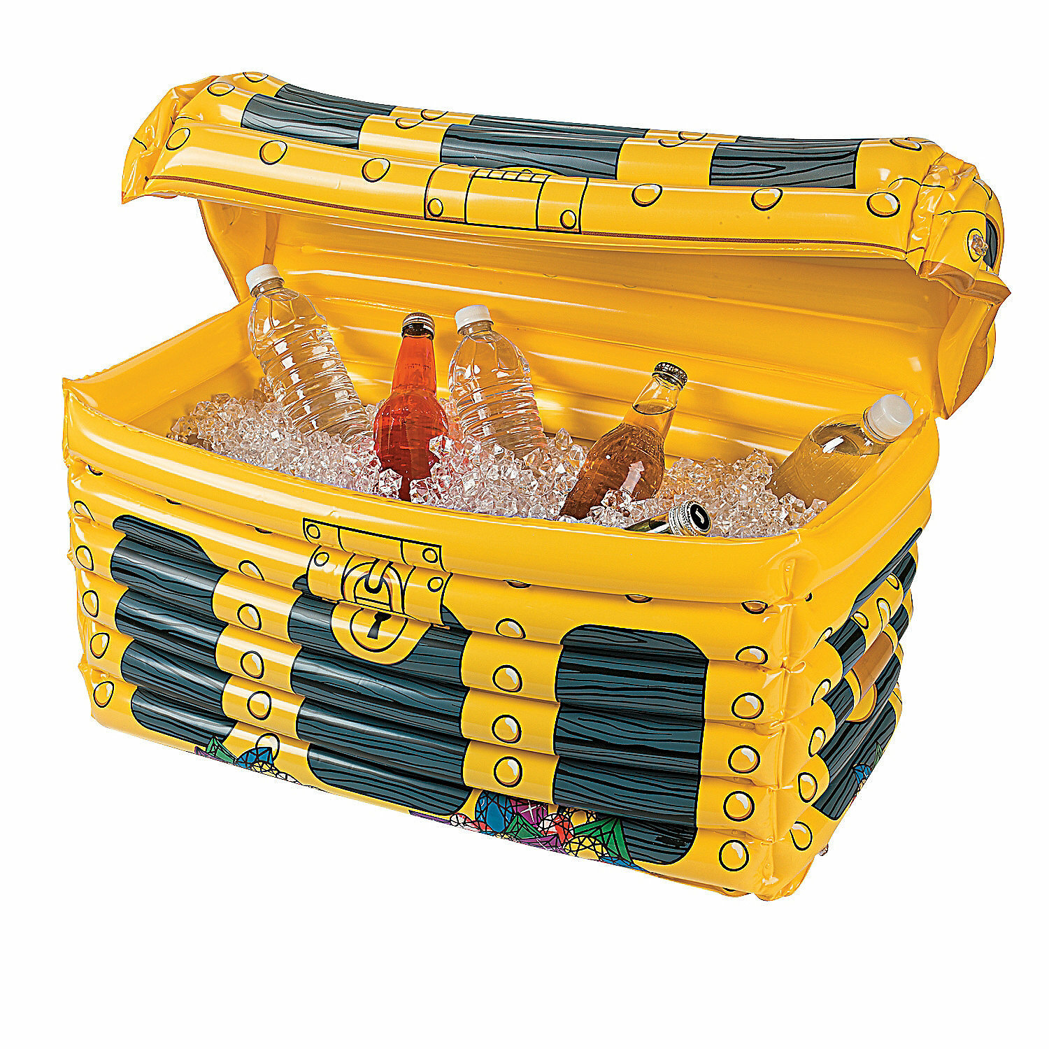 Inflatable Pirate Treasure Chest Cooler