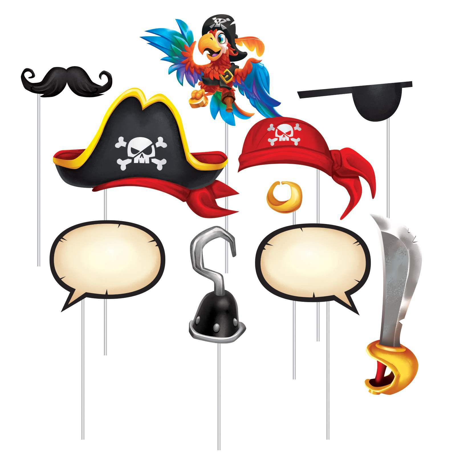 Pirate Treasure Photo Booth Props