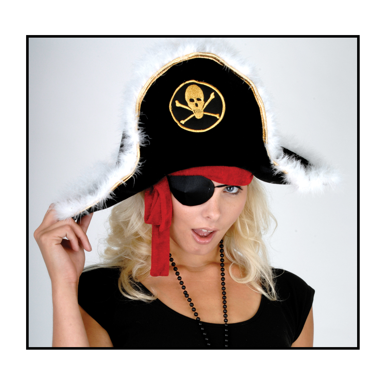 Plush Pirate Captains Hat