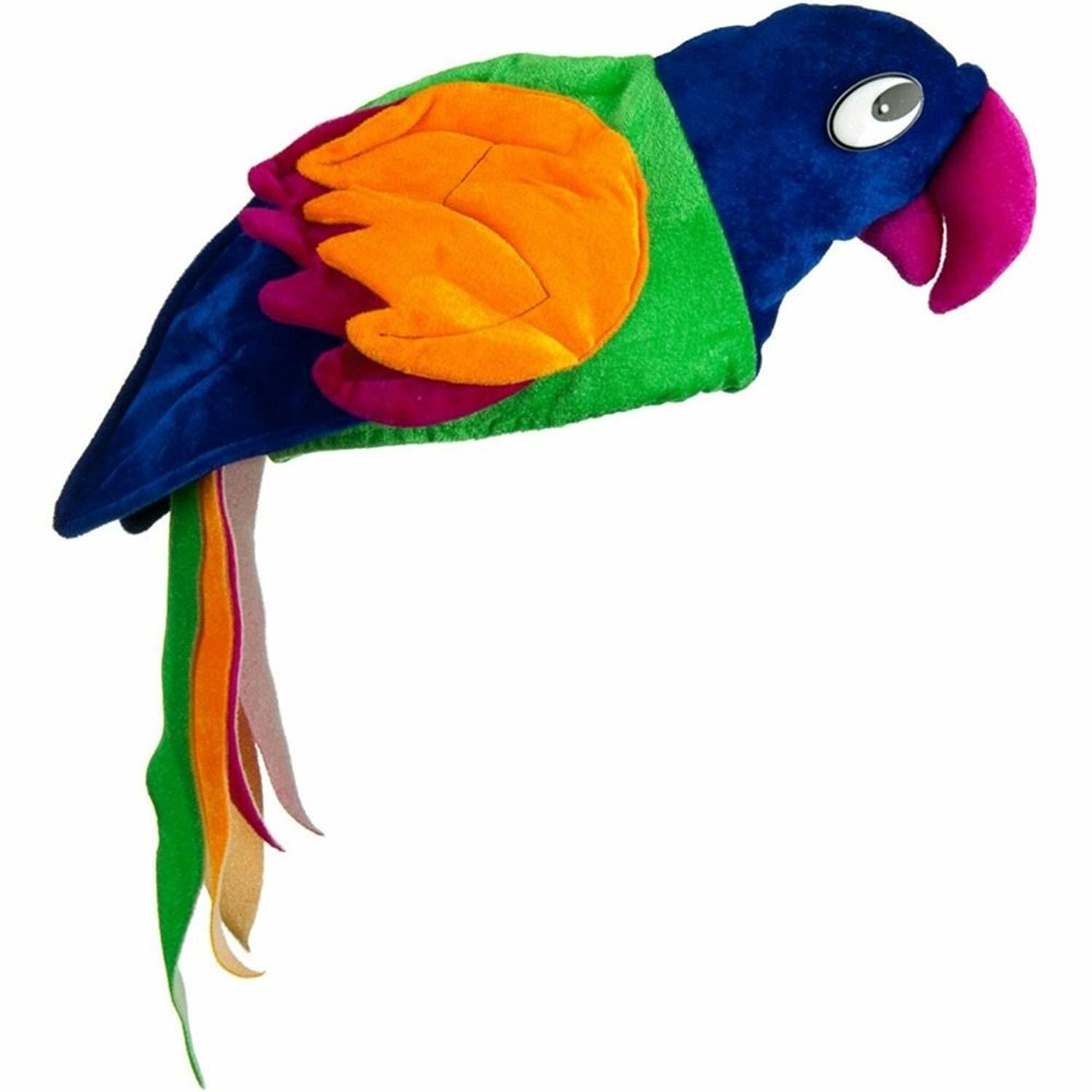Plush Parrot Hat