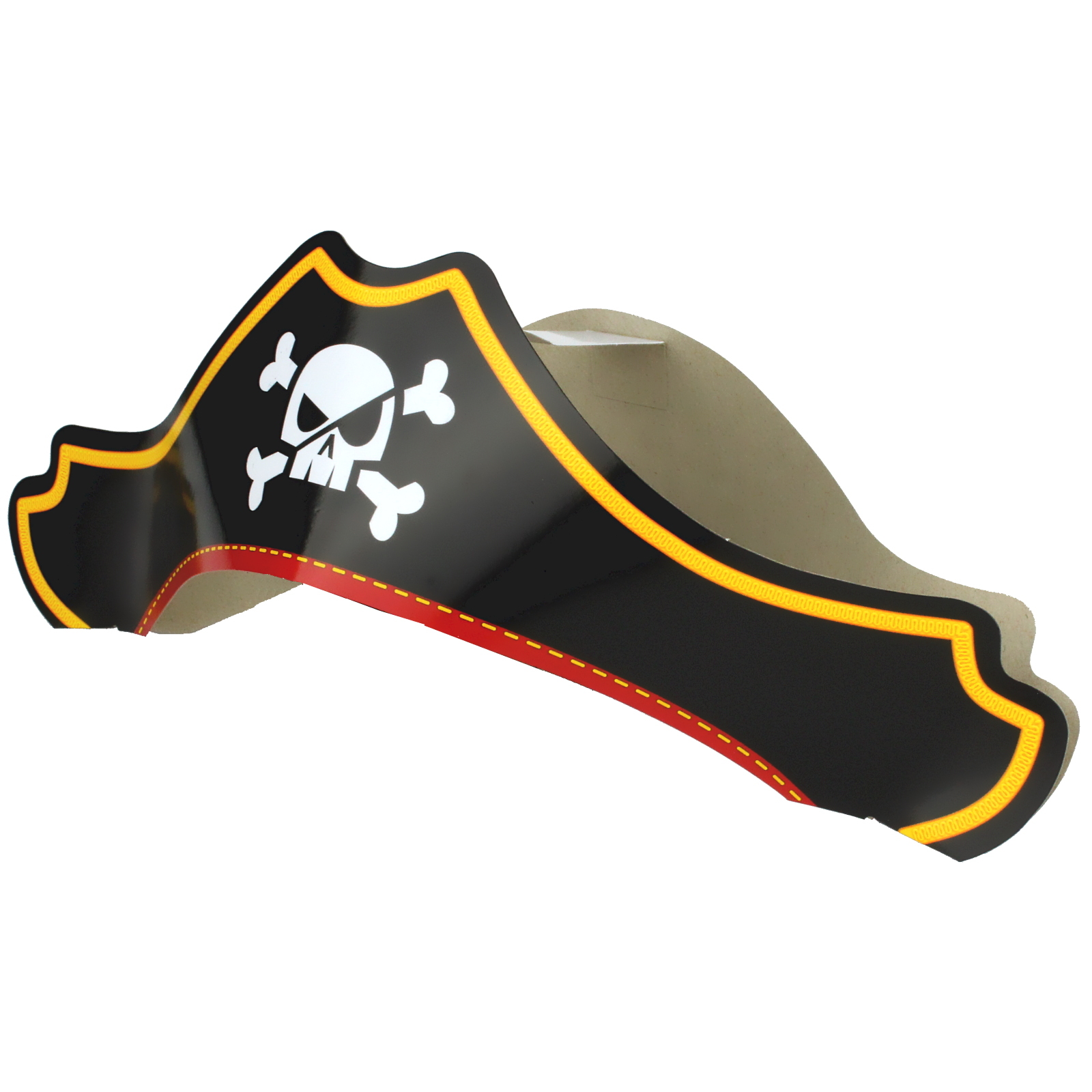 Pirate Treasure Party Hats (Pack of 8)