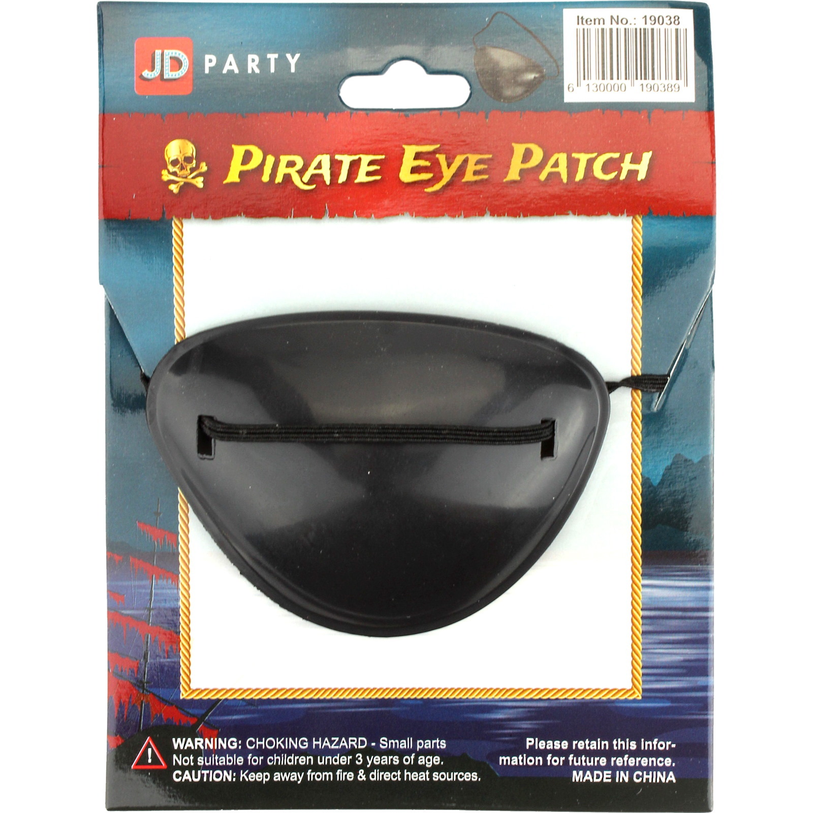 Plastic Pirate Eye Patch