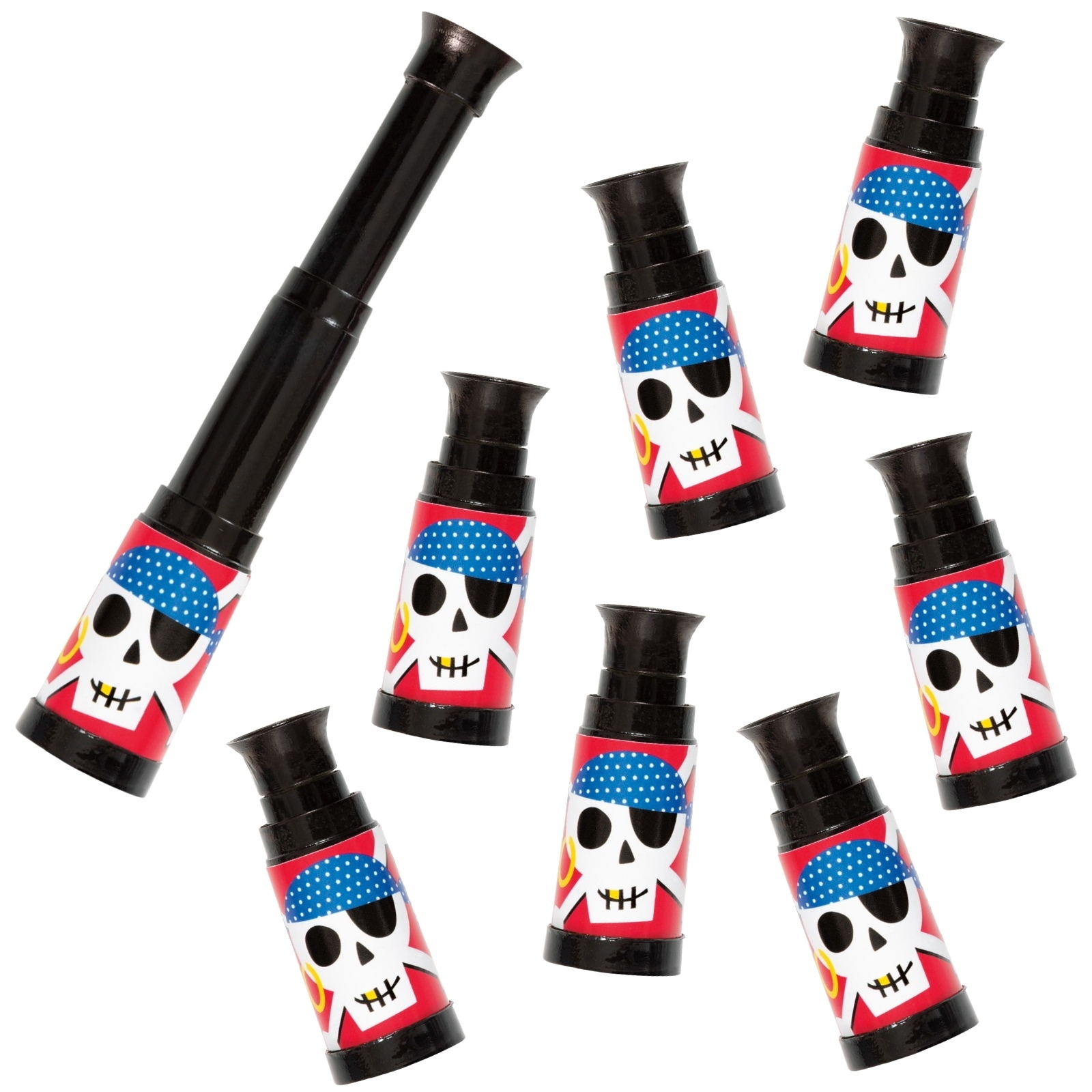 Ahoy Pirate Telescopes (Pack of 8)