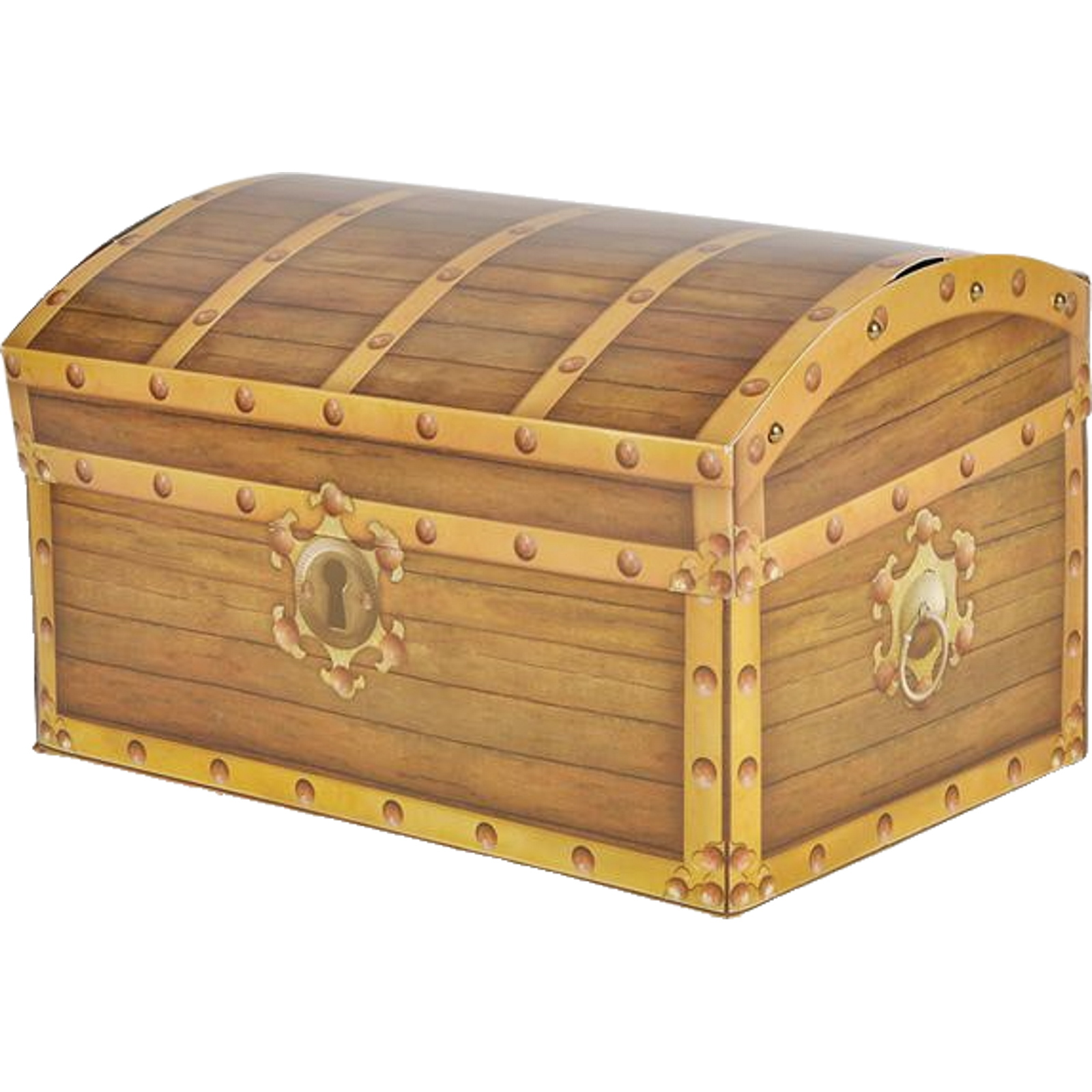 Cardboard Treasure Chest Decoration 30cm