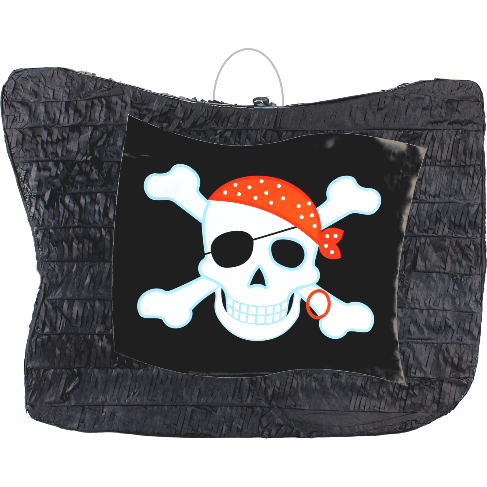 Black Jolly Roger Pirate Flag Pinata 