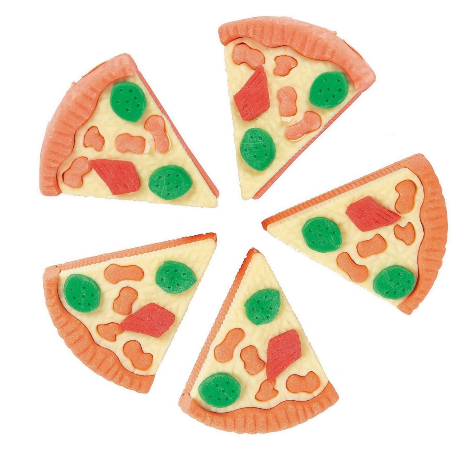 Pizza Erasers (Pack of 12)